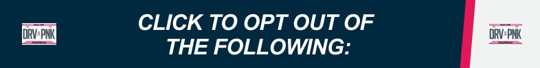 Click to opt out of the following